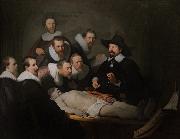 REMBRANDT Harmenszoon van Rijn The Anatomy Lesson of Dr Tulp (mk33) oil painting reproduction